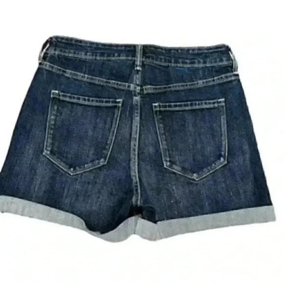 Old Navy Dark Wash Distressed Denim Jean Shorts Womens Sz 4 - Picture 6 of 11